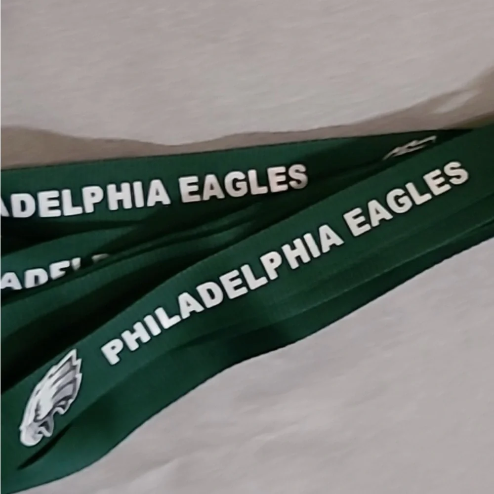 Philadelphia Eagles NFL Official Green Lanyard Philly Fans NFC Superbowl Champs